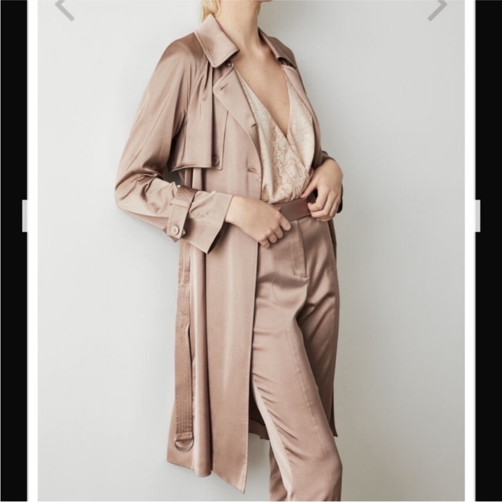 Cami NYC Tan Silk Jacket